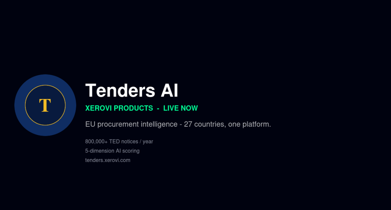 Tenders AI — EU procurement intelligence